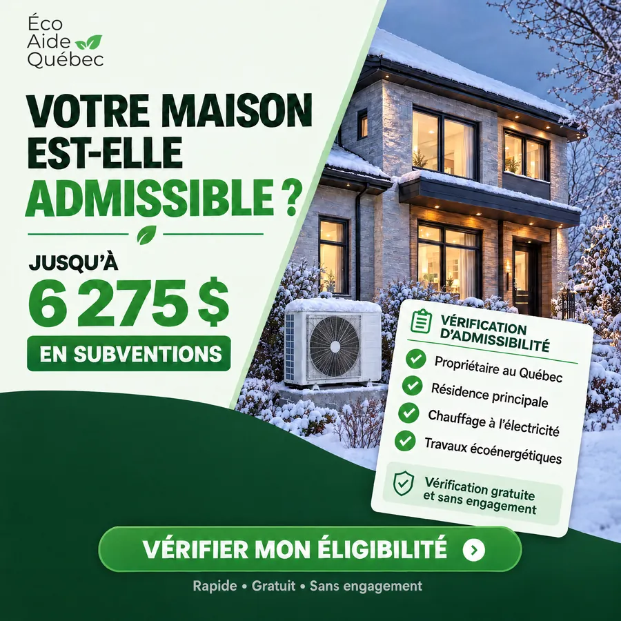Publicité ÉcoAide Québec, Subventions énergétiques