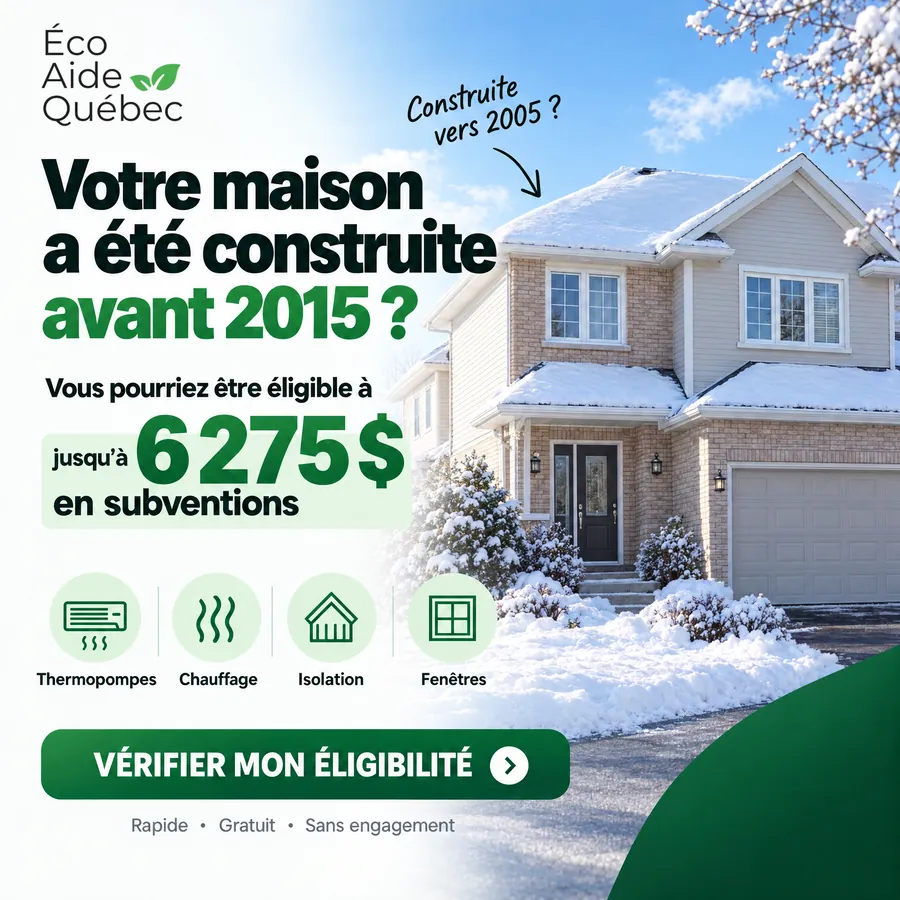 Publicité ÉcoAide Québec, Subventions énergétiques