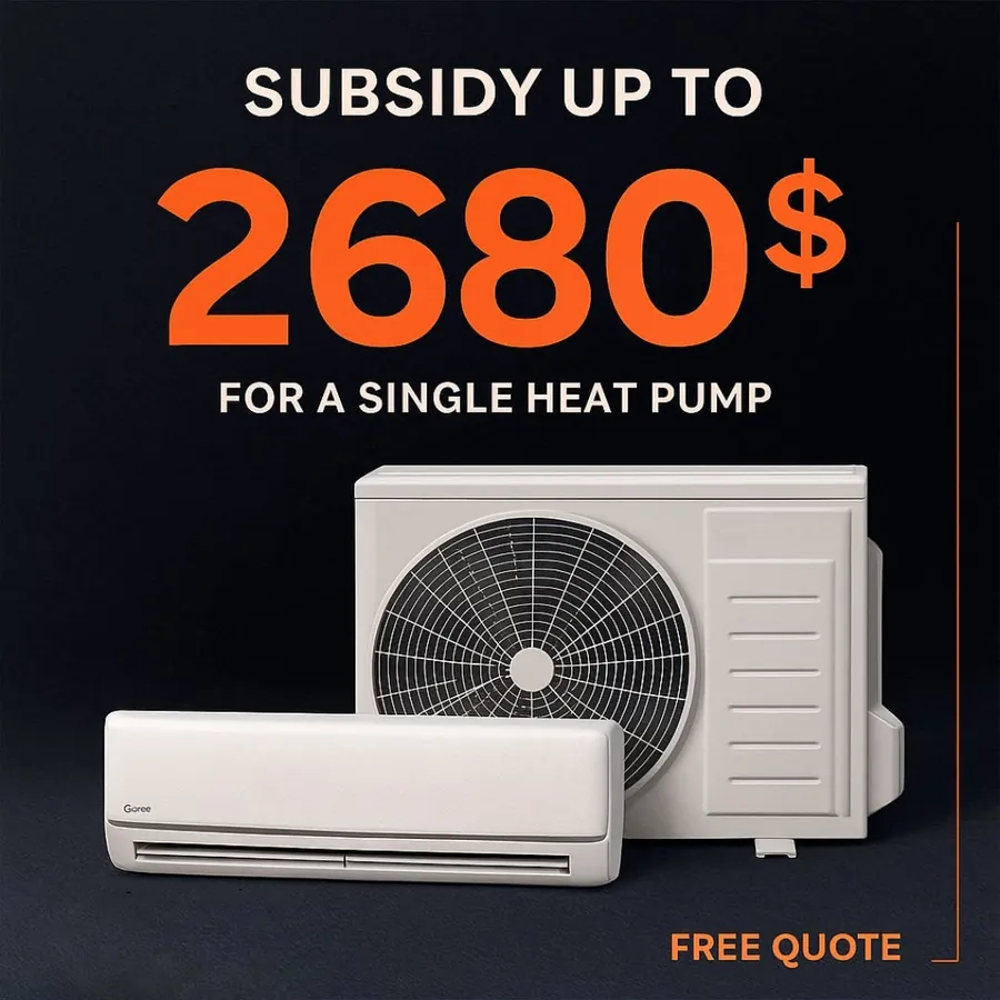 Publicité Groupe Novair, Thermopompes