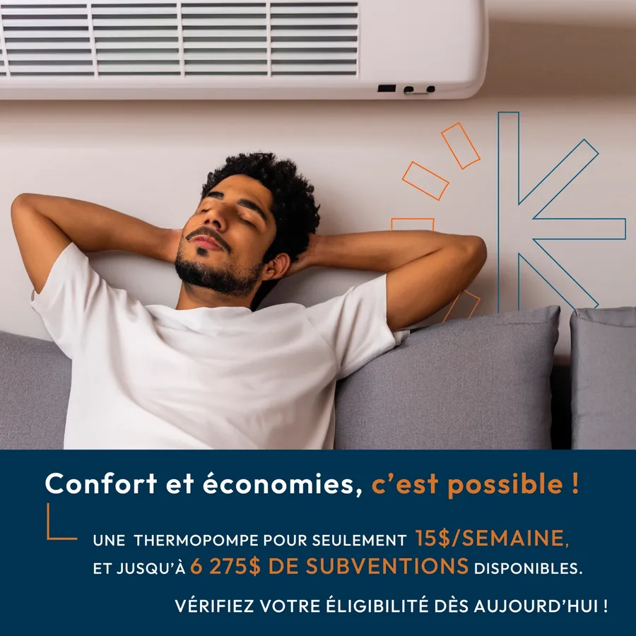 Publicité Groupe Novair, Thermopompes