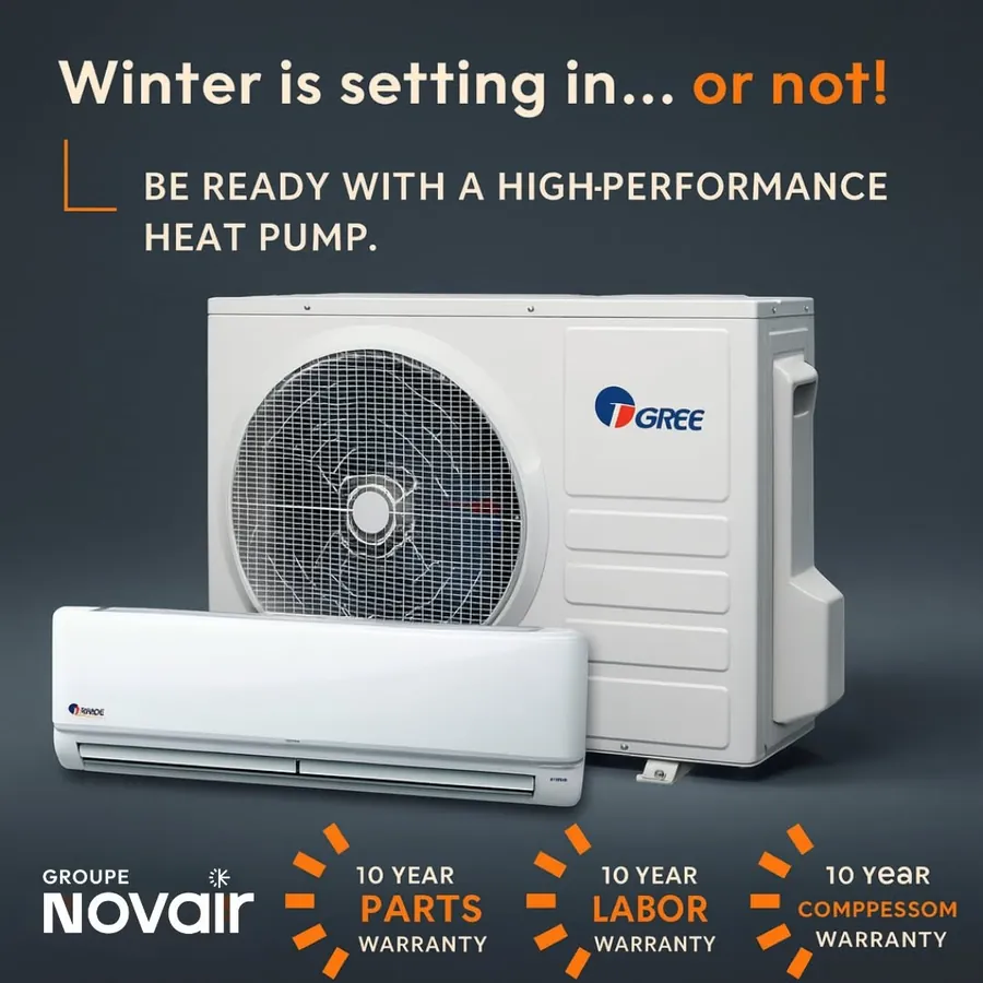 Publicité Groupe Novair, Thermopompes