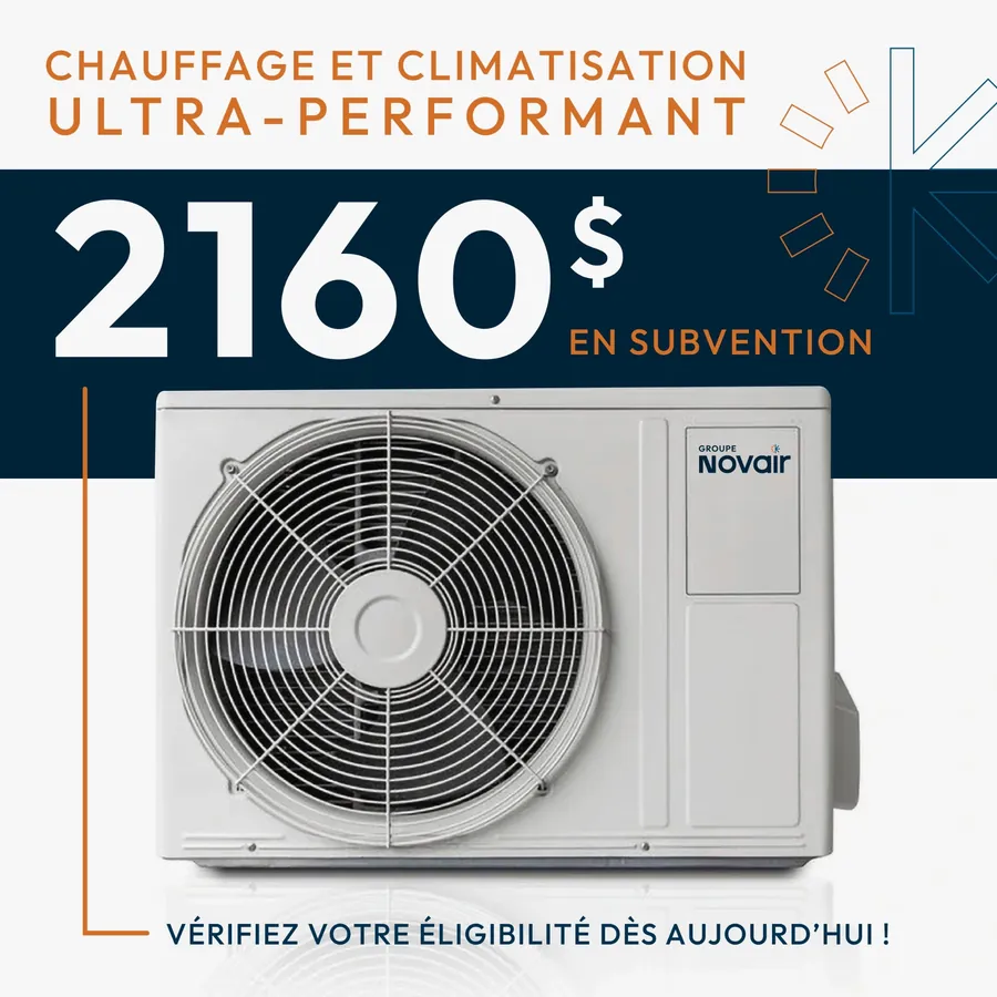 Publicité Groupe Novair, Thermopompes