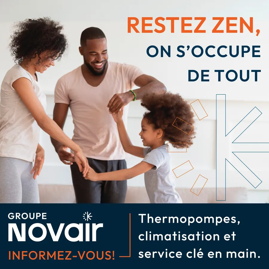 Publicité Groupe Novair, Thermopompes