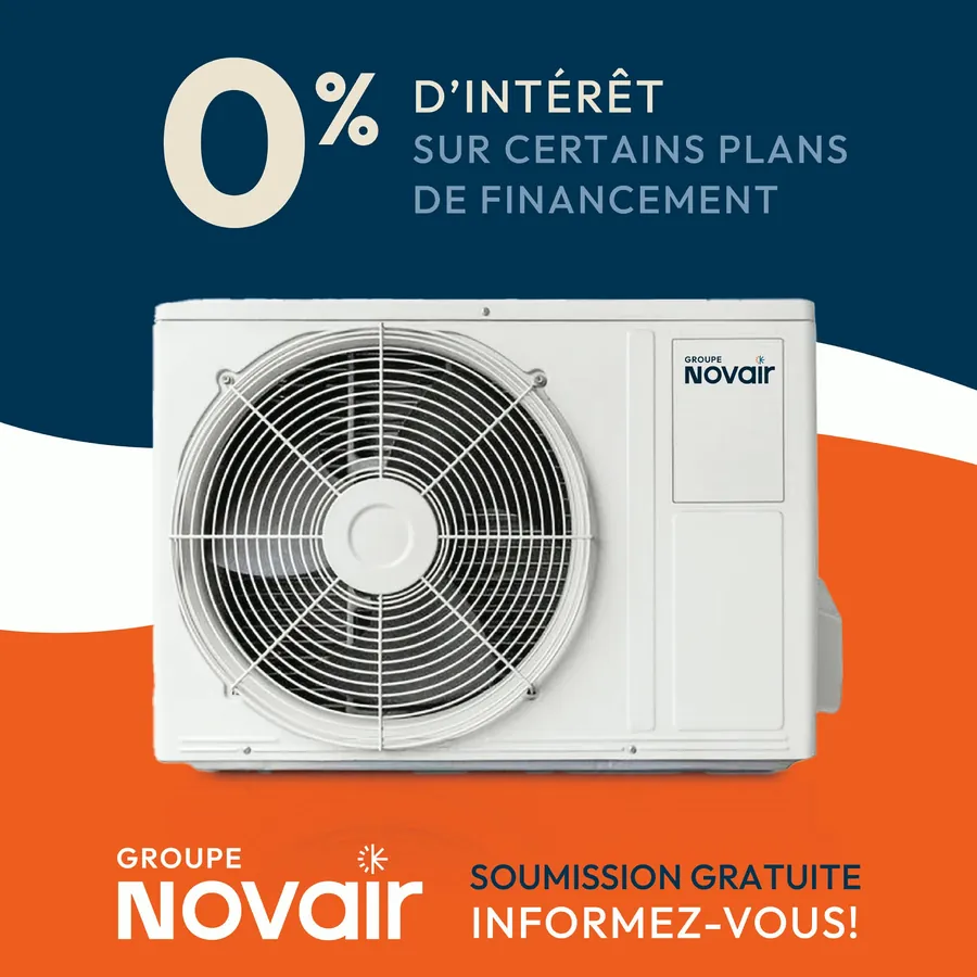 Publicité Groupe Novair, Thermopompes