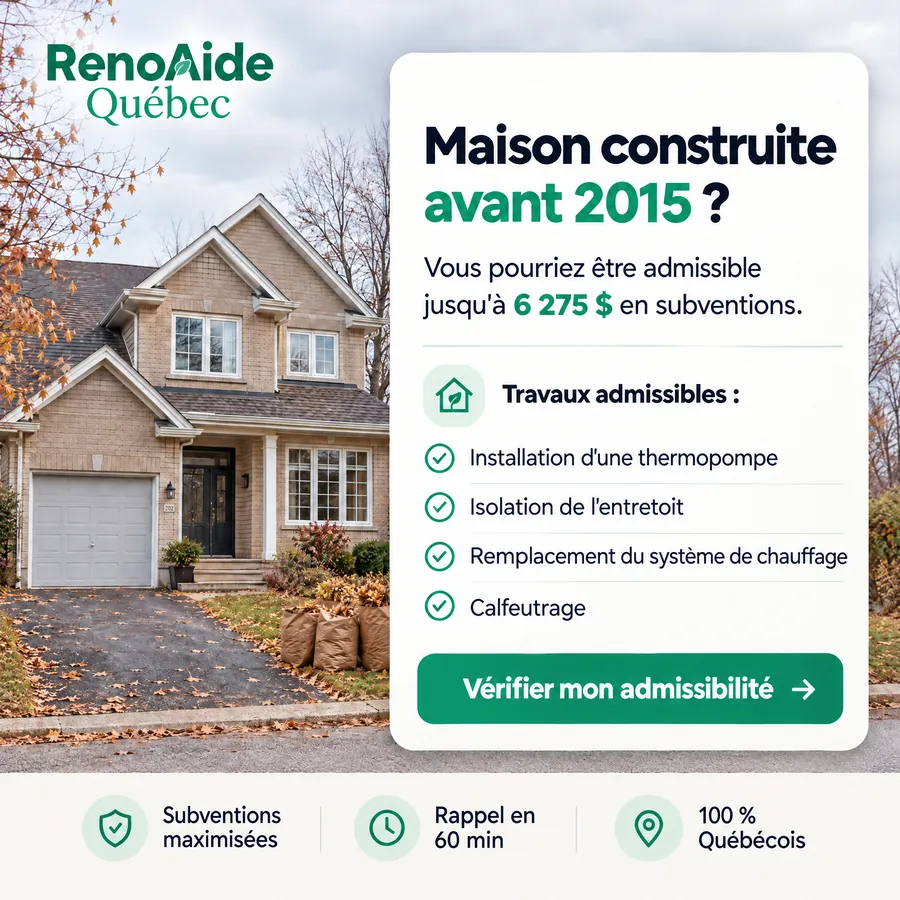 Publicité RenoAide Québec, Subventions énergétiques