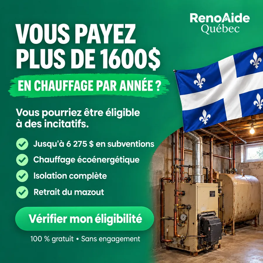 Publicité RenoAide Québec, Subventions énergétiques
