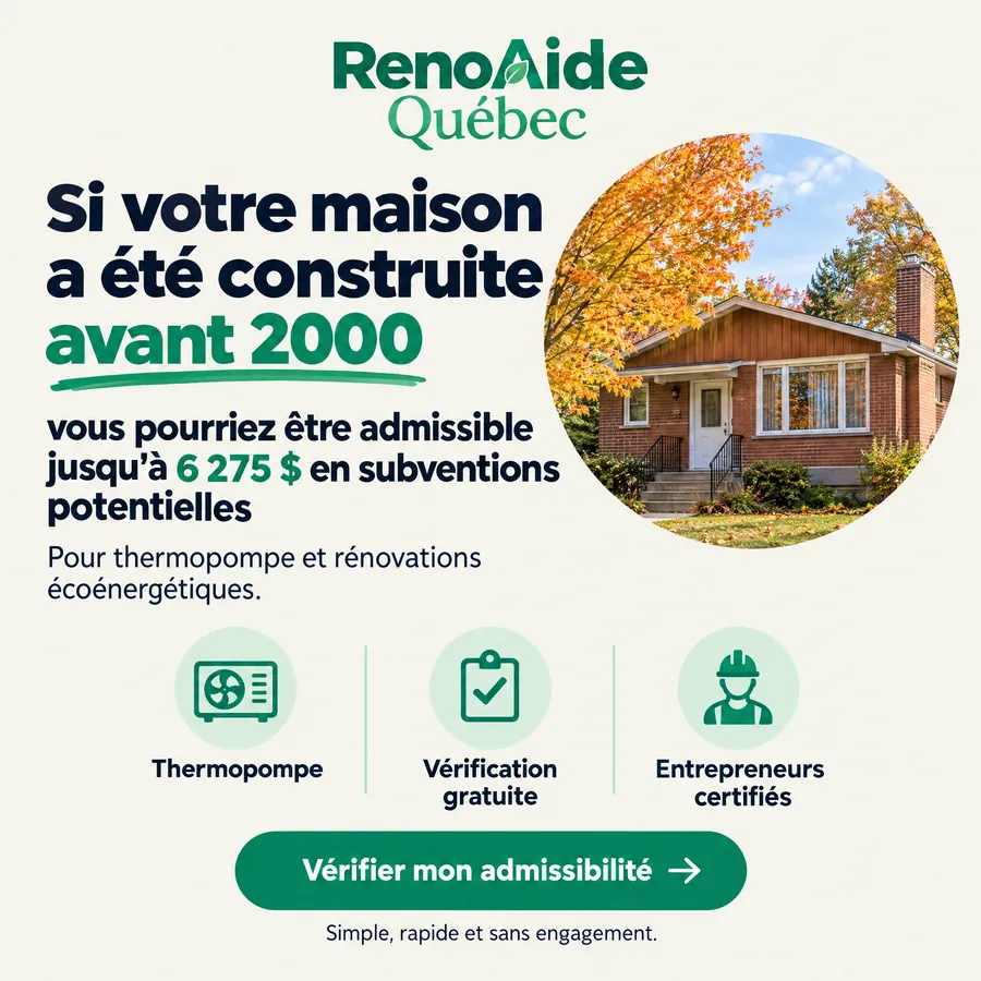 Publicité RenoAide Québec, Subventions énergétiques