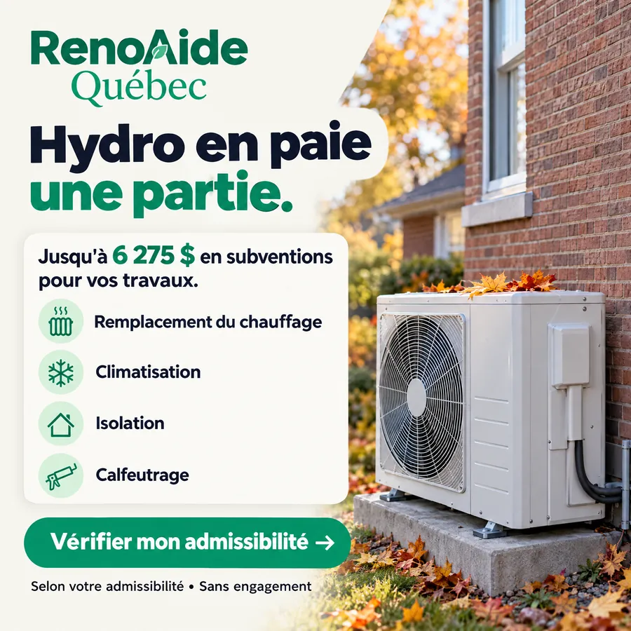 Publicité RenoAide Québec, Subventions énergétiques