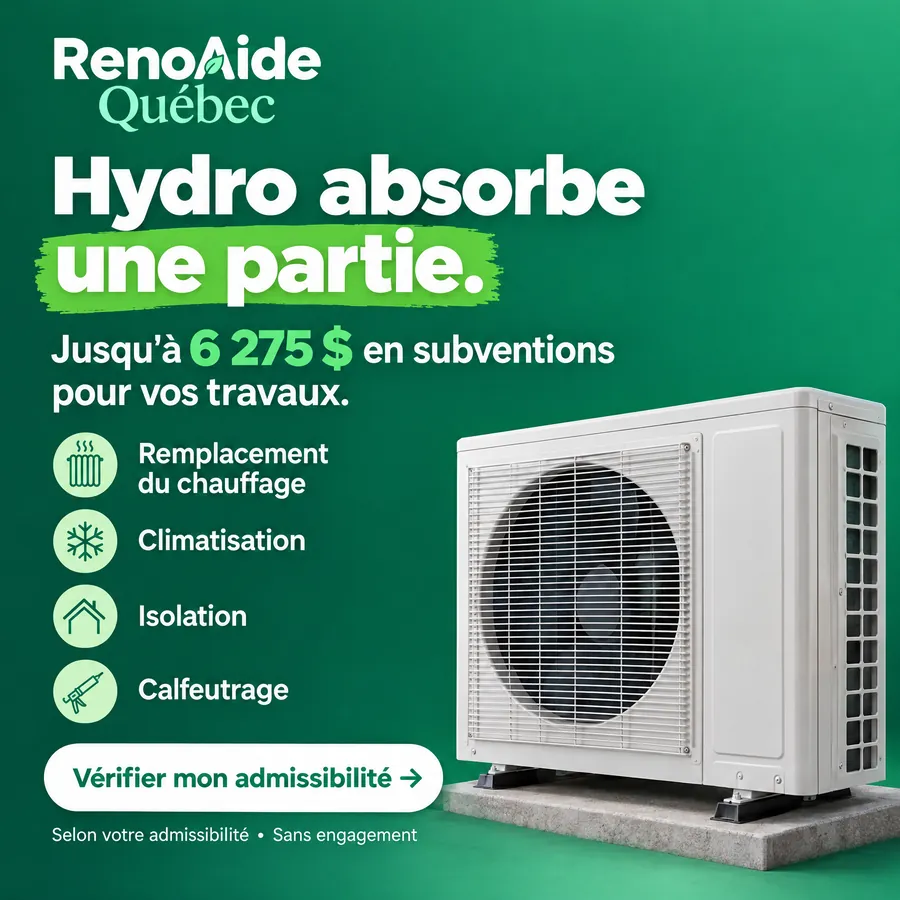 Publicité RenoAide Québec, Subventions énergétiques