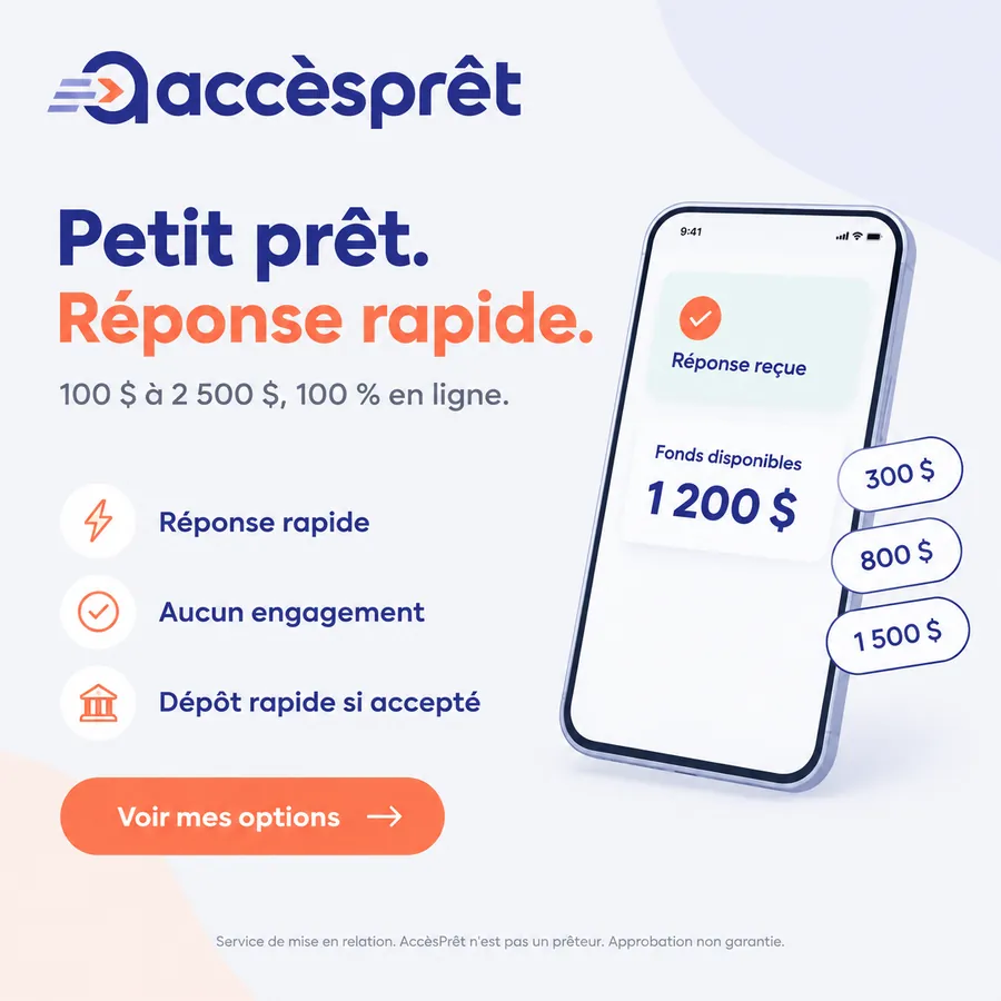 Publicité AccèsPrêt, Prêts personnels