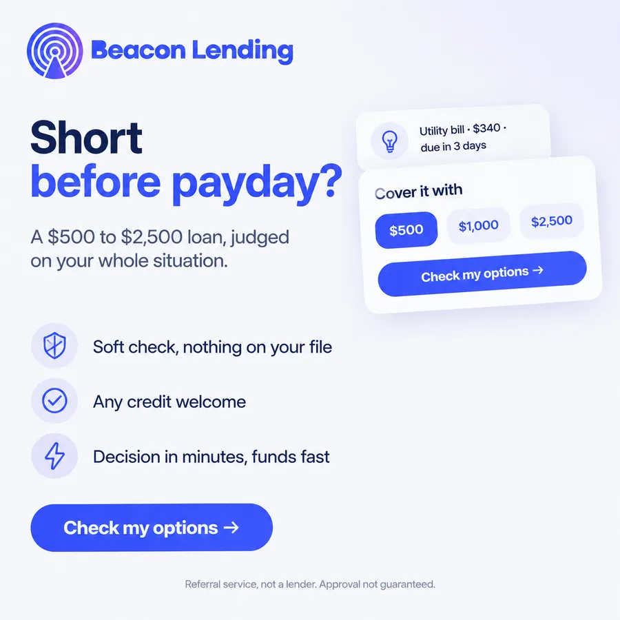 Publicité Beacon Lending, Prêts personnels