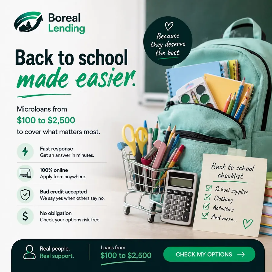 Publicité Boreal Lending, Prêts personnels