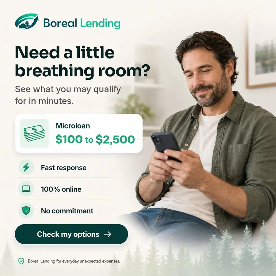 Publicité Boreal Lending, Prêts personnels