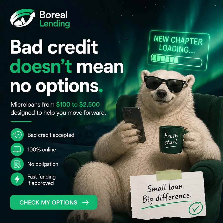 Publicité Boreal Lending, Prêts personnels