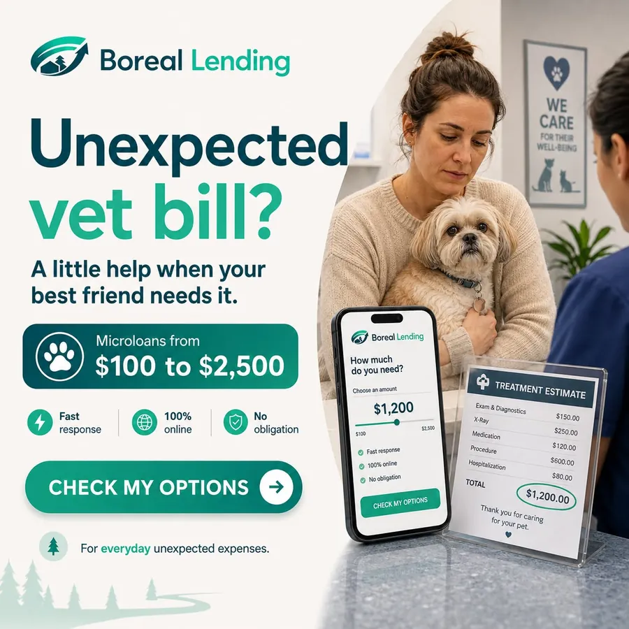Publicité Boreal Lending, Prêts personnels