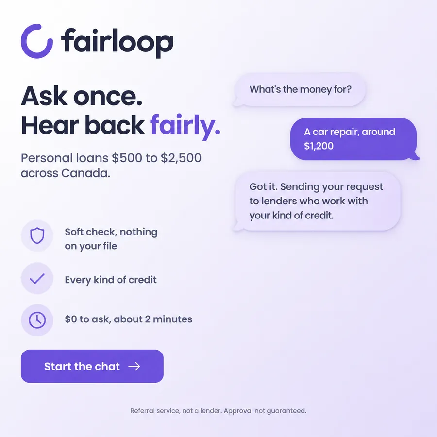 Publicité Fairloop, Prêts personnels