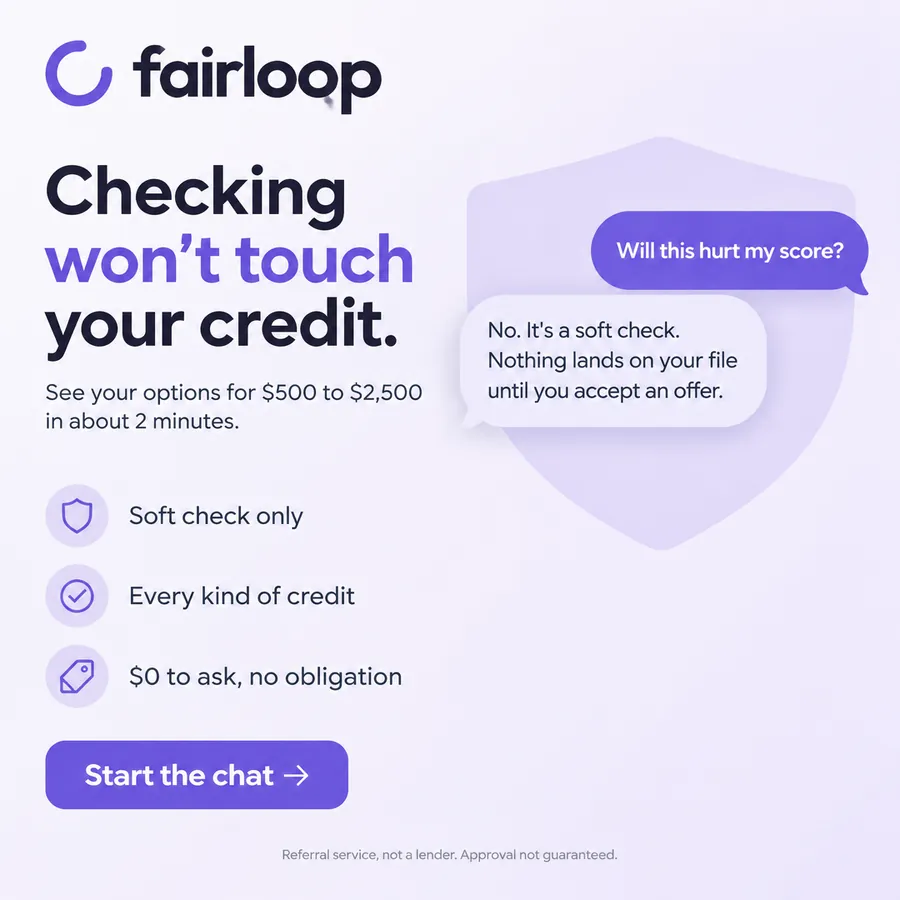 Publicité Fairloop, Prêts personnels