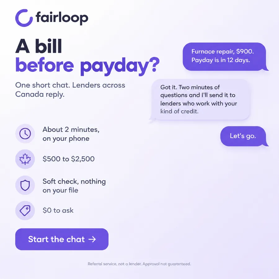 Publicité Fairloop, Prêts personnels