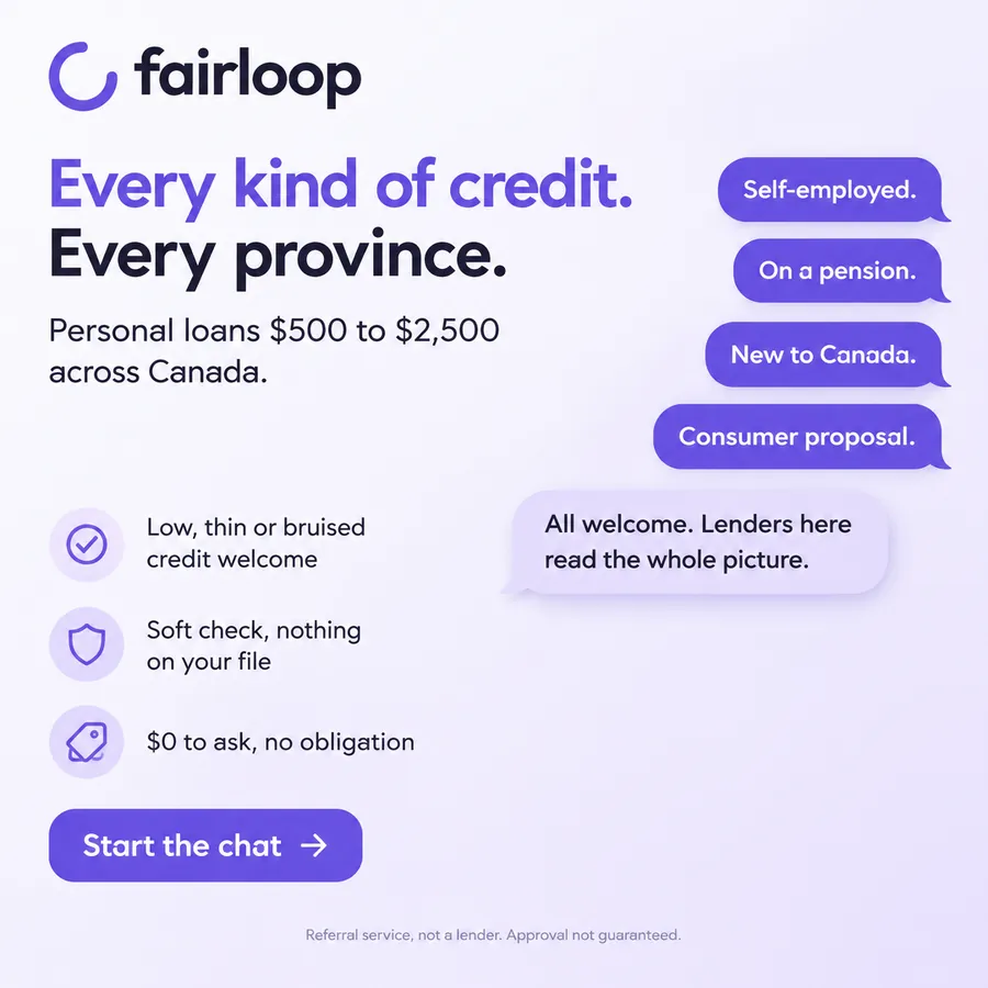 Publicité Fairloop, Prêts personnels