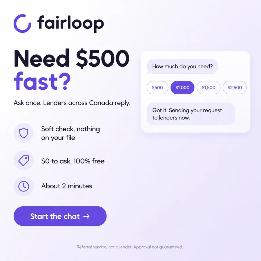 Publicité Fairloop, Prêts personnels