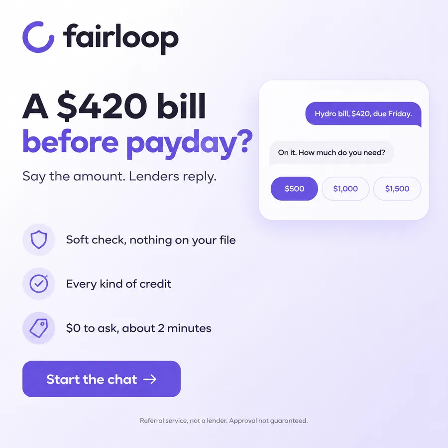 Publicité Fairloop, Prêts personnels
