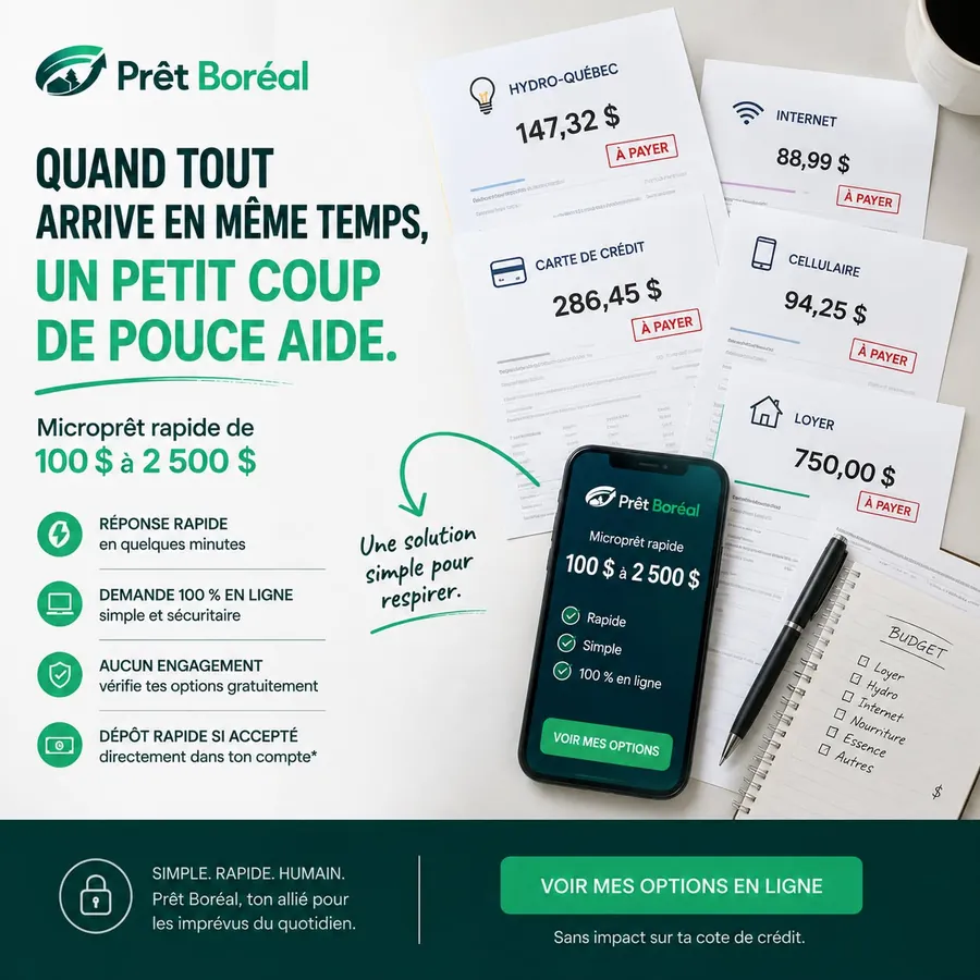 Publicité Microprêts, Prêts personnels