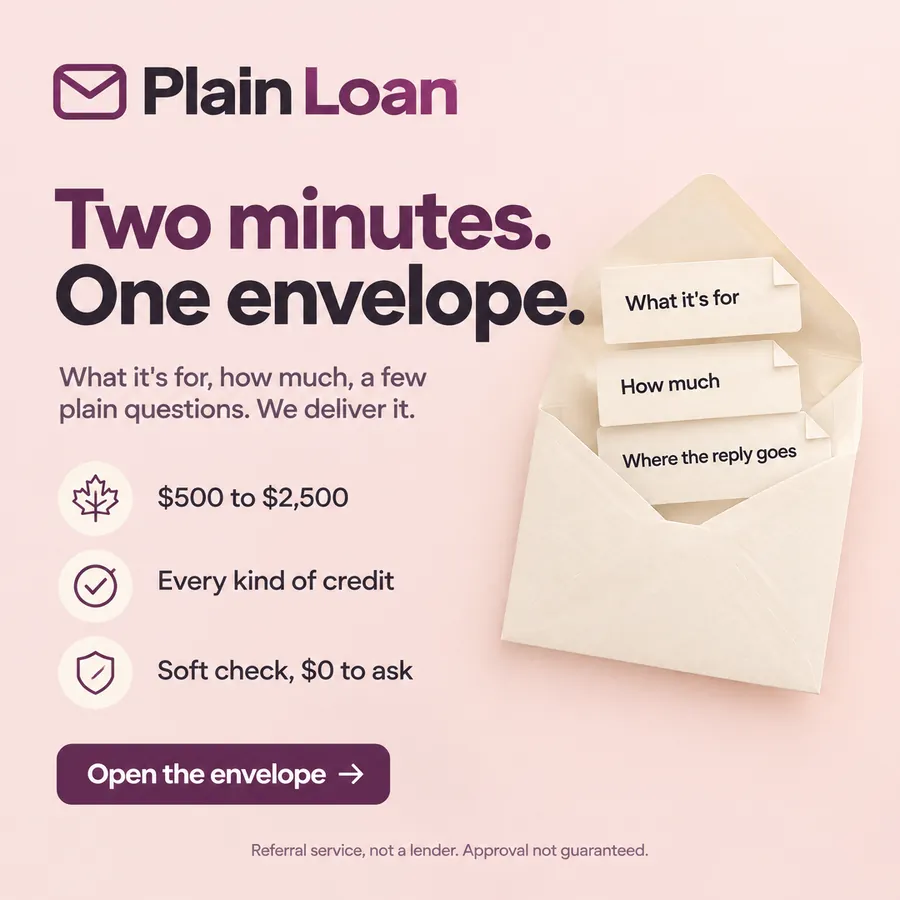 Publicité Plain Loan, Prêts personnels