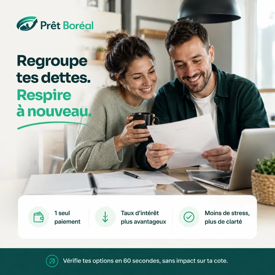 Publicité Prêt Boréal, Consolidation de dettes