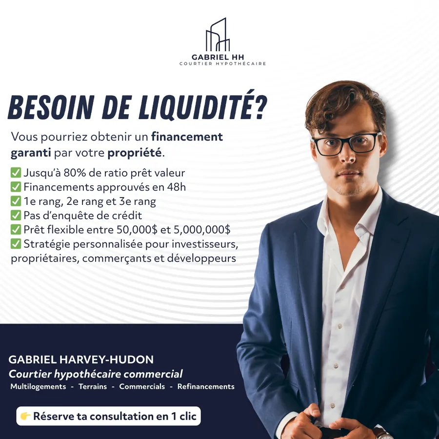 Publicité Gabriel · Courtage, Immobilier et prêts privés