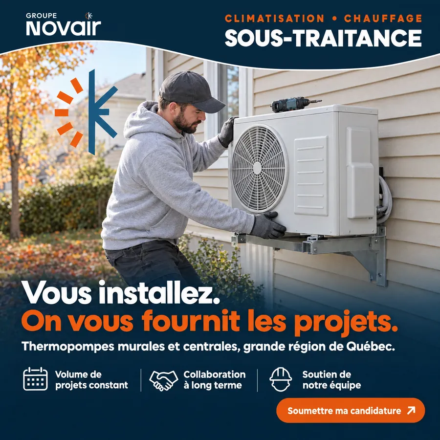 Publicité Groupe Novair, Recrutement d'installateurs